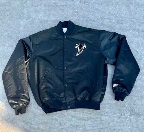 Vintage Starter Black Atlanta Falcons Jacket