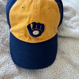 Milwaukee Brewers fitted Cooperstown collection, hat, adult large
