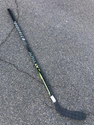 Used Senior Warrior Alpha LX Pro Left Hockey Stick Mid Pro Stock