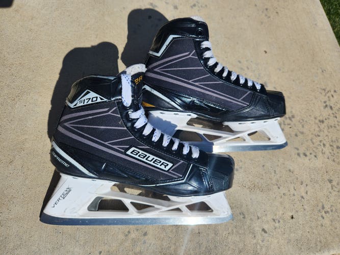 Senior Used Bauer Supreme S170 Hockey Skates Regular Width Size 7