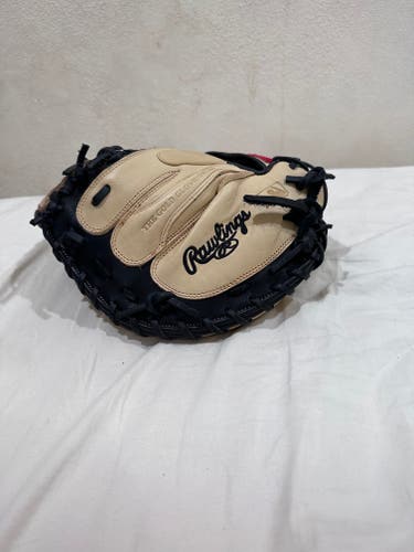 New 2023 Rawlings Right Hand Throw Catcher's Gold Glove Elite Baseball Glove 33"