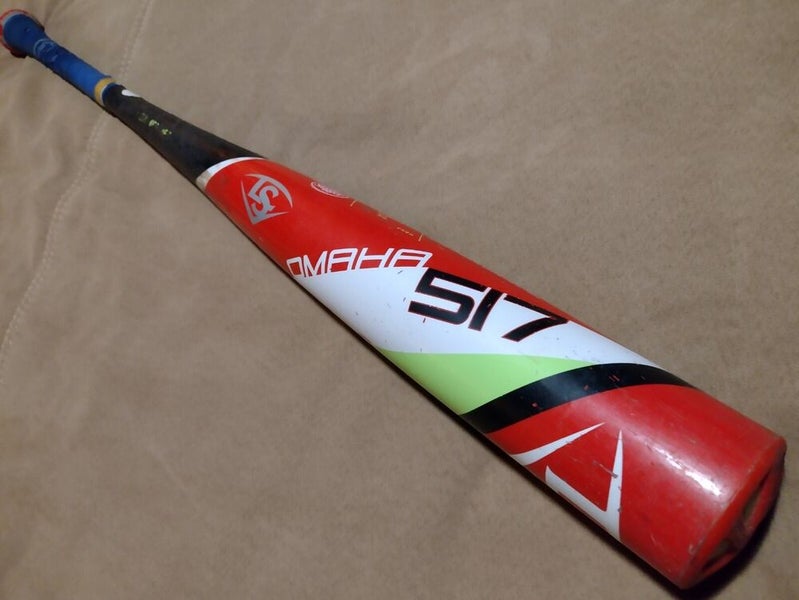 USED LOUISVILLE SLUGGER OMAHA 517 33/30 (-3) 2 5/8" BBCOR Alloy Baseball Bat