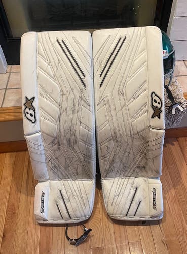 Used 36" Brian's GNETik X5 Goalie Leg Pads