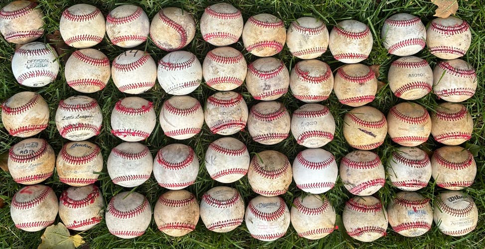 Used Leather Baseballs 50 Pack - Fair / Rough Condition