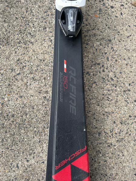 Fischer RC Fire 150 CM Skis W/ Fischer RS9 Bindings