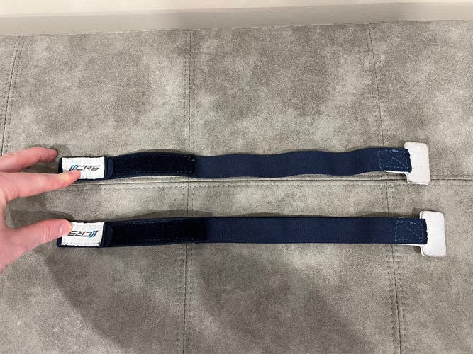Navy Bauer Goalie Pad Boot Straps