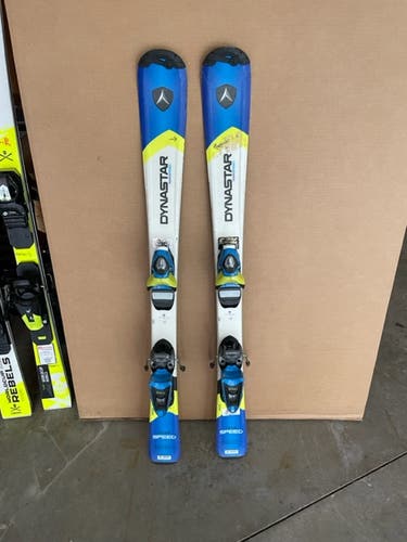 Used Unisex Dynastar 110 cm Racing Team Speed Skis With Bindings
