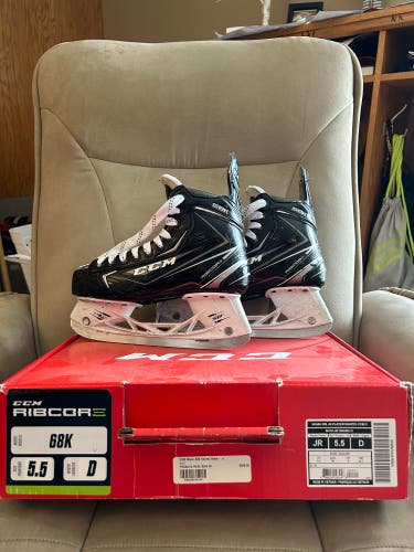 Used CCM Regular Width Size 5.5 RibCor 68K Hockey Skates