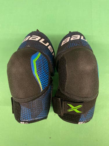 Used Junior Bauer X Hockey Elbow Pads (Size: Small)
