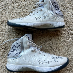 Johnny Powless Signed Game Worn UA Turf shoes