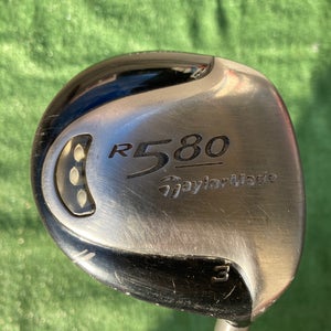 Used Men's TaylorMade R580 Right Handed Stiff Flex  3 Wood