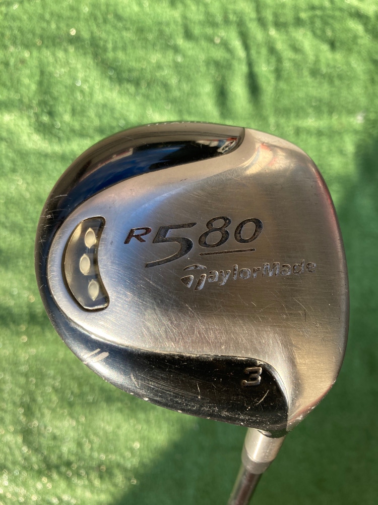 Used Men's TaylorMade R580 Right Handed Stiff Flex  3 Wood