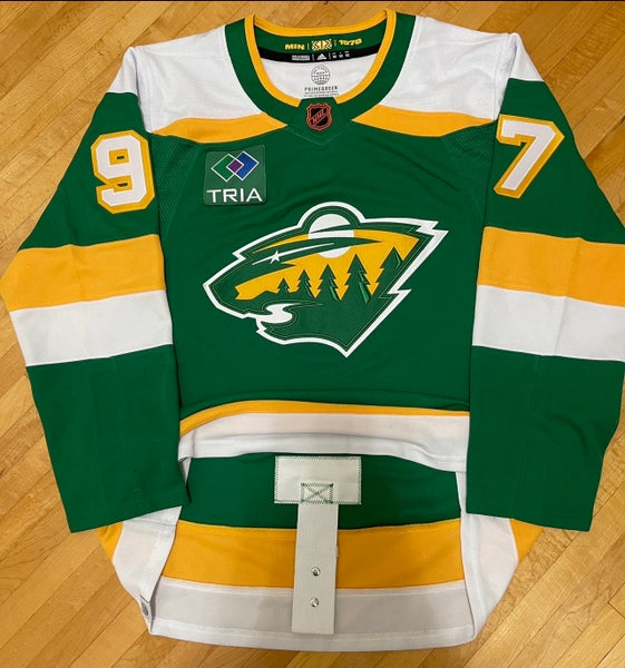 Minnesota Wild Kirill Kaprizov Hockey JerseyGreen Used Size 54 Men's Adidas  Jersey