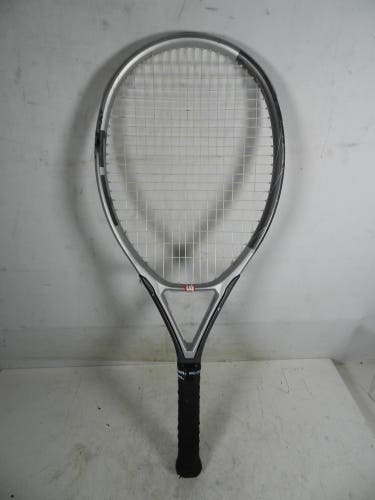 Wilson TRIAD 3 Power Comfort Control Tennis Racquet (T7403) 4 3/8 Black & Silver