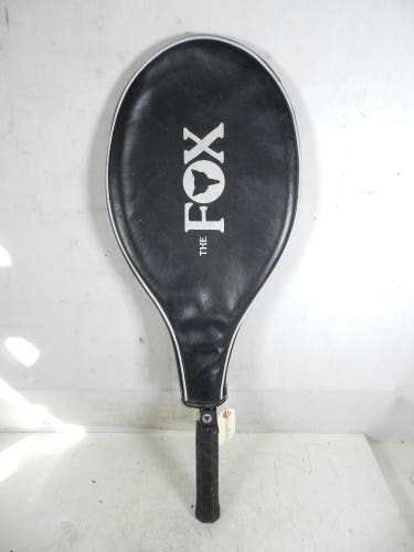 RARE The Fox " FOX HUSTLER" Bobby Riggs Signature Tennis Racquet Black 4 5/8"
