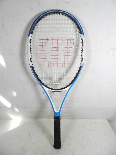 Wilson Ncode N Fury OS Oversize Tennis Racquet 4 1/2" L2 Blue & White
