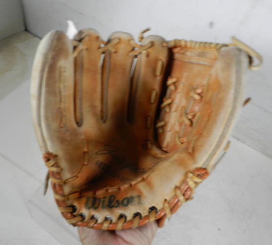 Wilson ACH2142 Jim " Catfish" Hunter Genuine Leather 12" Baseball Glove, LHT