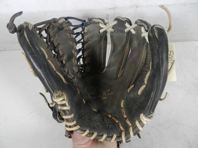 Rawlings GG12XTCBW Golf Glove Series Baseball Glove 12" Black with White Lacing