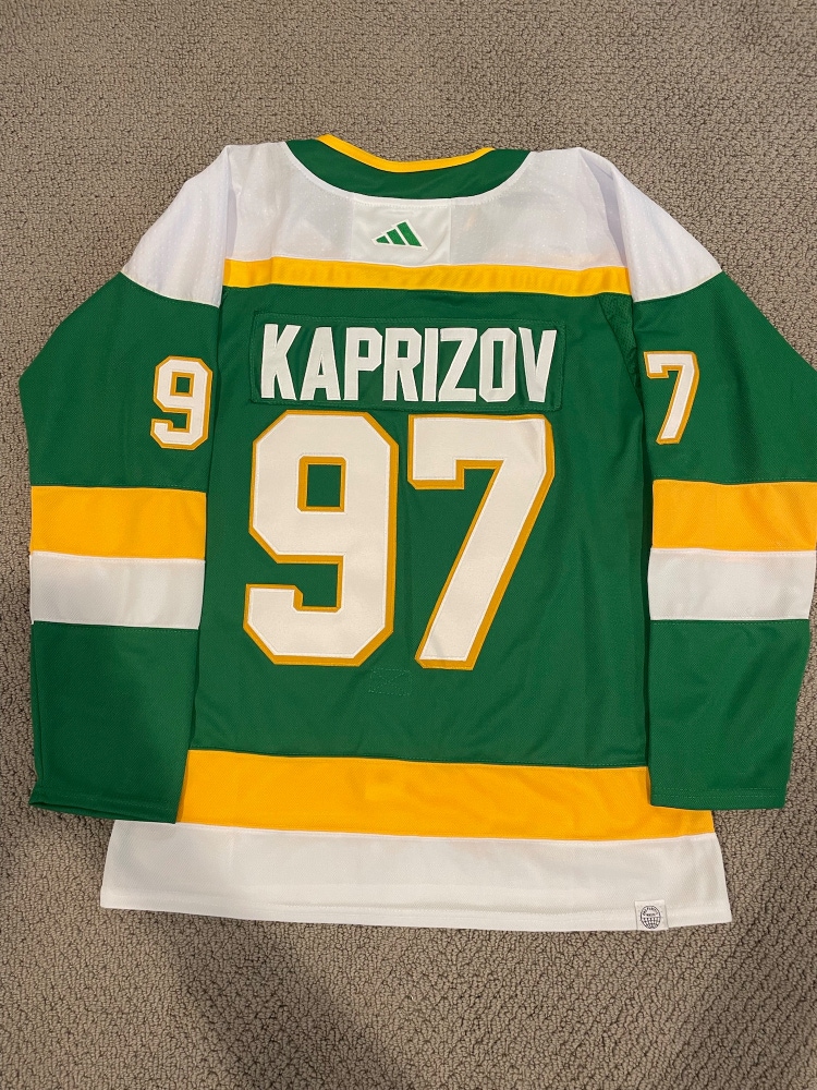 Kirill Kaprizov Minnesota Wild reverse retro jersey size 50/medium