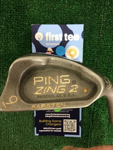 Ping Zing 2 Yellow Dot Single 9 Iron With Graphite Shaft