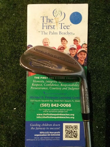 PureSpin Diamond Face Scoring Wedge Tungsten Sole 56* Sand Wedge SW