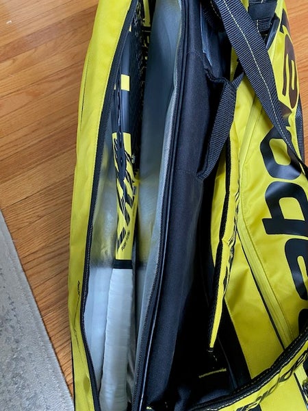 Babolat Pure Aero Backpack Racquet Bag (Black/Yellow) 