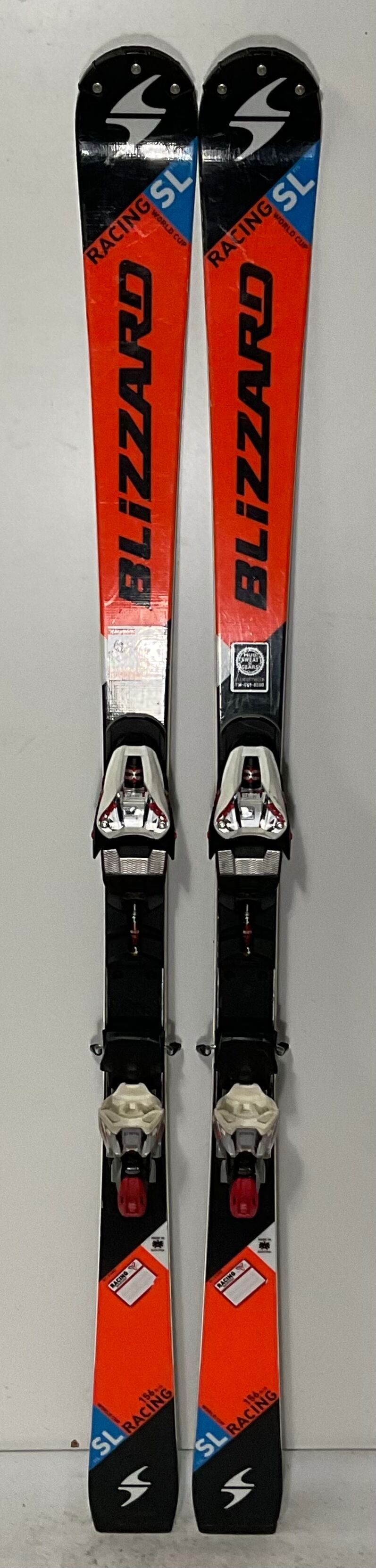 Used Blizzard 156cm WorldCup SL Race Skis With Marker Race 12