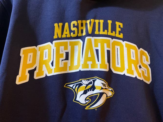 Nashville Predators youth M (10/12) navy sweatshirt hoodie
