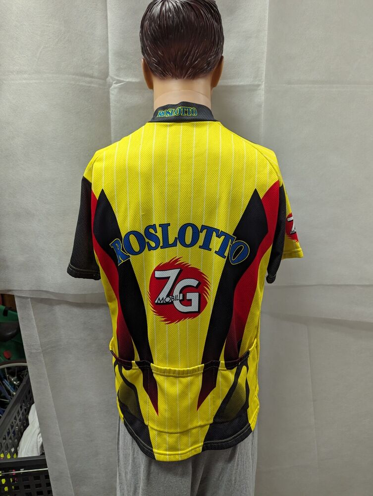 Maillot Cycliste Vintage Sportful, équipe ZG Mobili 1993, Taille L, Manches Courtes