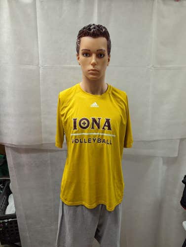 Team Issued Karly White Iona Gales Volleyball Shirt Adidas M NCAA