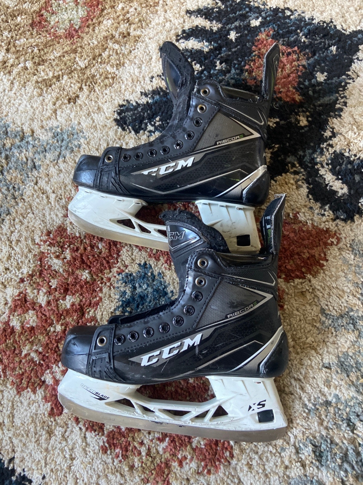 Used CCM Regular Width  Size 6.5 RibCor Titanium Hockey Skates