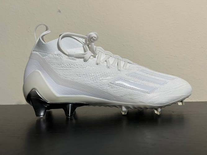 Adidas Adizero Primeknit White/Silver Football Cleats Size 11.5 GX5420