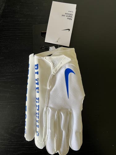 Nike Vapor Jet Duke University Blue Devils Receiver Gloves Size XXL DX4924-132