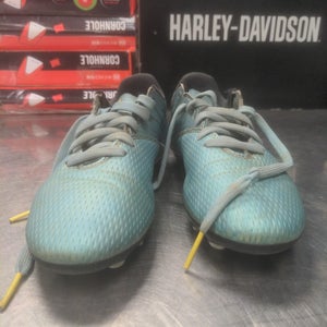 Used Adidas Soccer Cleats Teal Junior 05 11730-S000017331