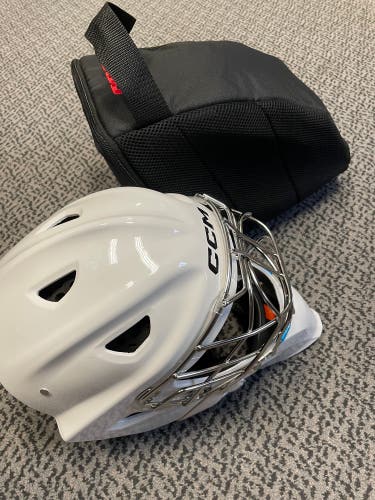 CCM White Large AXIS F9 Goal Mask