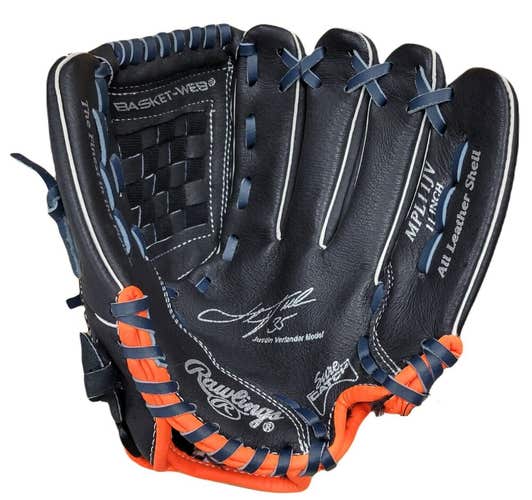 Rawlings Mark of a Pro, Justin Verlander Model | 11" Youth Baseball Glove, RHT