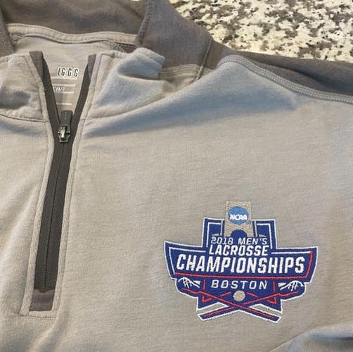 Under Armour NCAA Lacrosse mens zip pullover L large Championship Boston