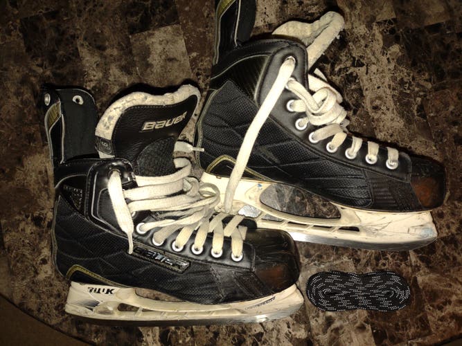 Senior Used Bauer Nexus 600 Hockey Skates Regular Width Size 9