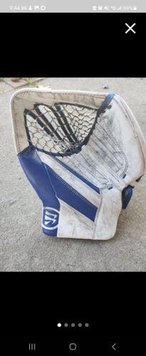 Used Warrior Regular Ritual GT2 Glove and Blocker