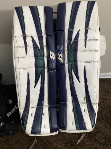 Used 36" Brian's Pro Stock Gnetik X Goalie Leg Pads