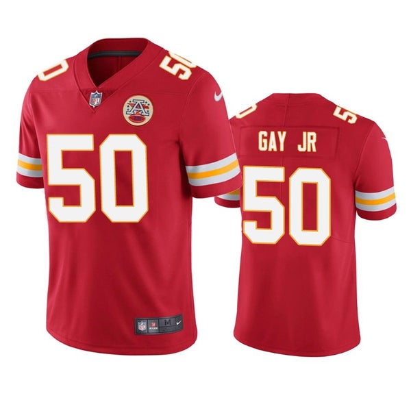 Men's Nike Willie Gay Red Kansas City Chiefs Game Jersey