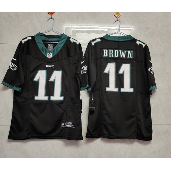 Men's Nike A.J. Brown White Philadelphia Eagles Game Jersey