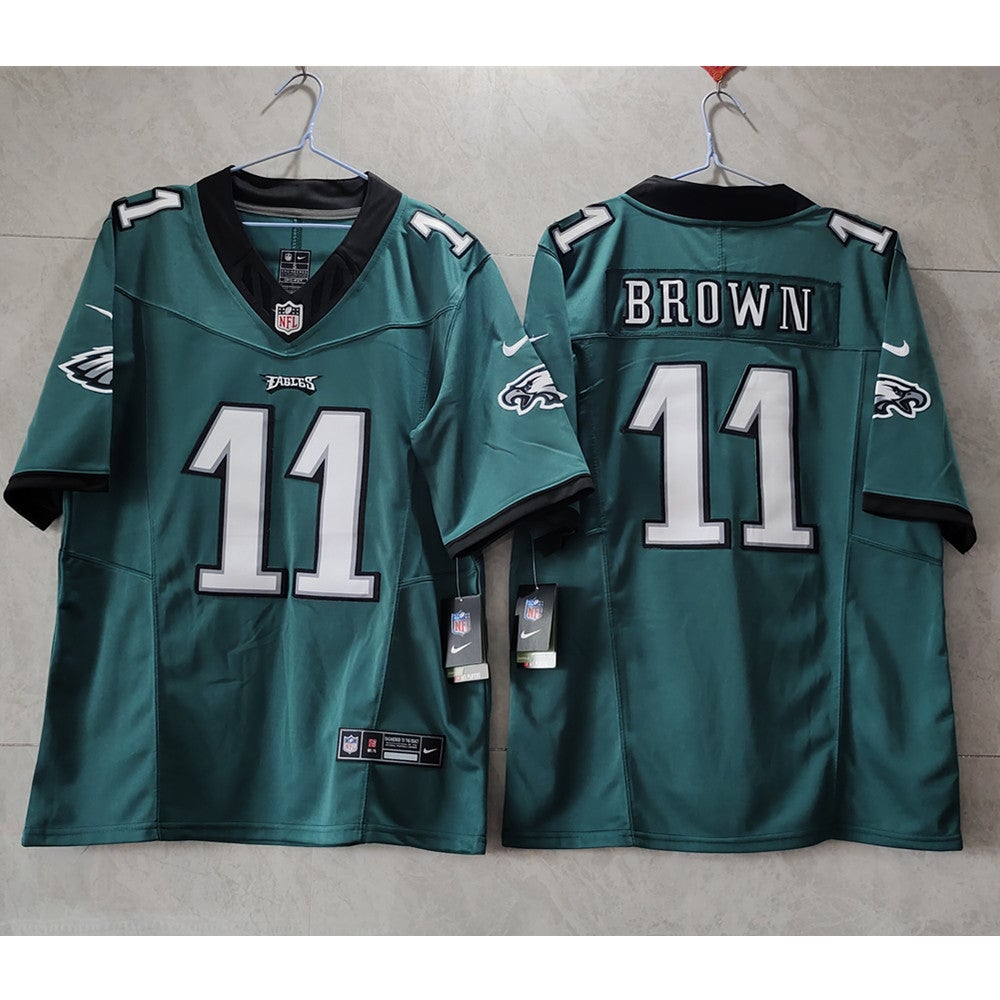 Men's Nike A.J. Brown White Philadelphia Eagles Vapor F.U.S.E. Limited Jersey Size: 3XL