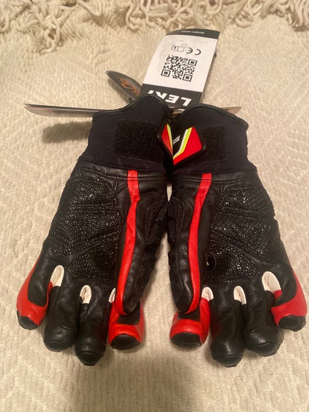 Leki World Cup Racing Titanium S Gloves Black/Red/Yellow