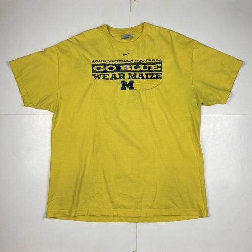 Nike 2006 University of Michigan Wolverines Football Student Section T-Shirt XXL