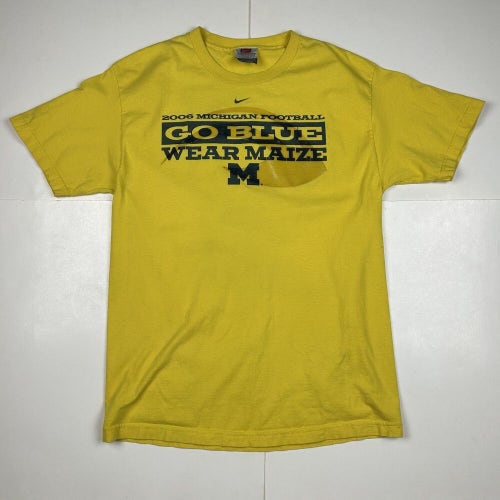 Nike 2006 University of Michigan Wolverines Football Student Section T-Shirt XL