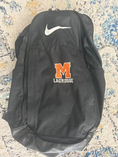 Black New Mcdonough Lacrosse Nike Backpack
