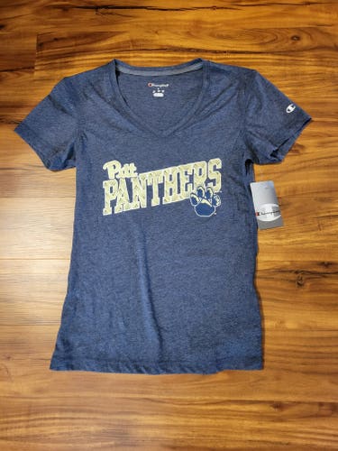 Champion Pitt Panthers Short Sleeve Shirt, Tag Size L