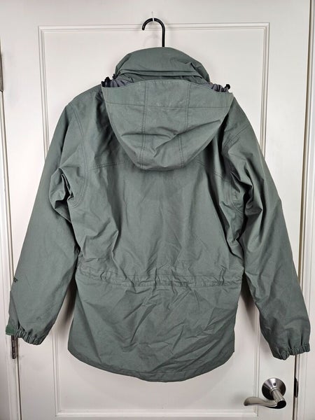 Vintage Womens Patagonia Liquid Sky Jacket Gore-Tex Hooded Army