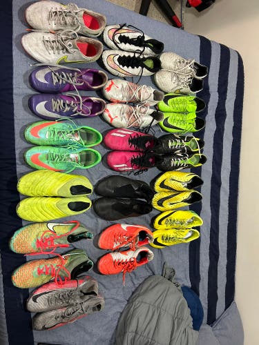 Used Size 7.5,8,8.5,9,9.5 Adidas, Puma, Nike Soccer Cleats